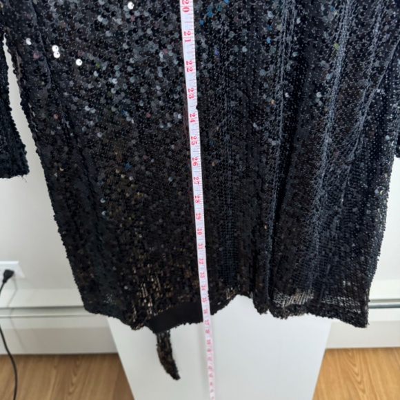 Fashion Nova - Plus Cia Sequin Mini Dress - Black - Picture 9 of 9
